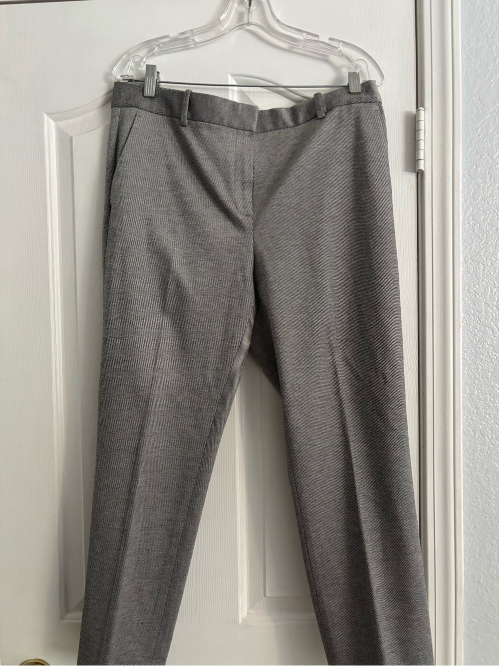 Theory Gray Cropped Dress Pants - Women's Ankle Length